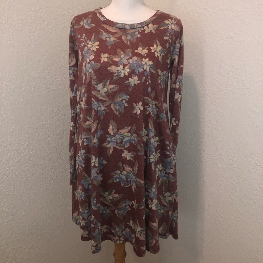 Long sleeve floral dress